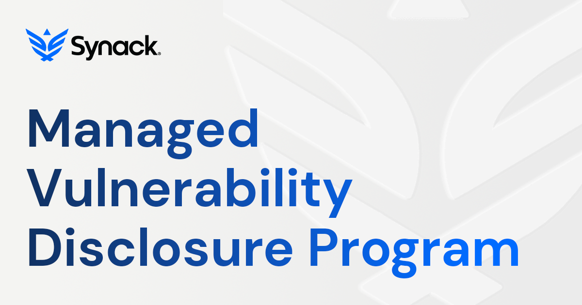 Managed Vulnerability Disclosure Program | Synack